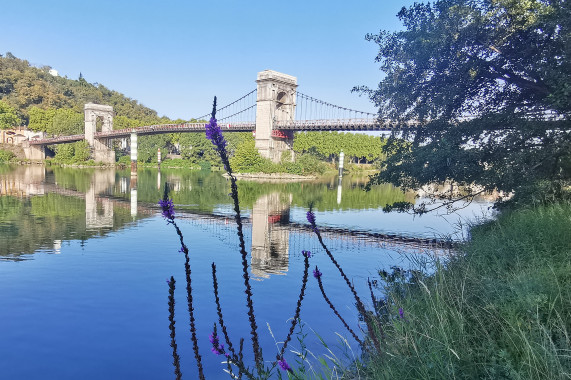 Givors suspension bridge Givors
